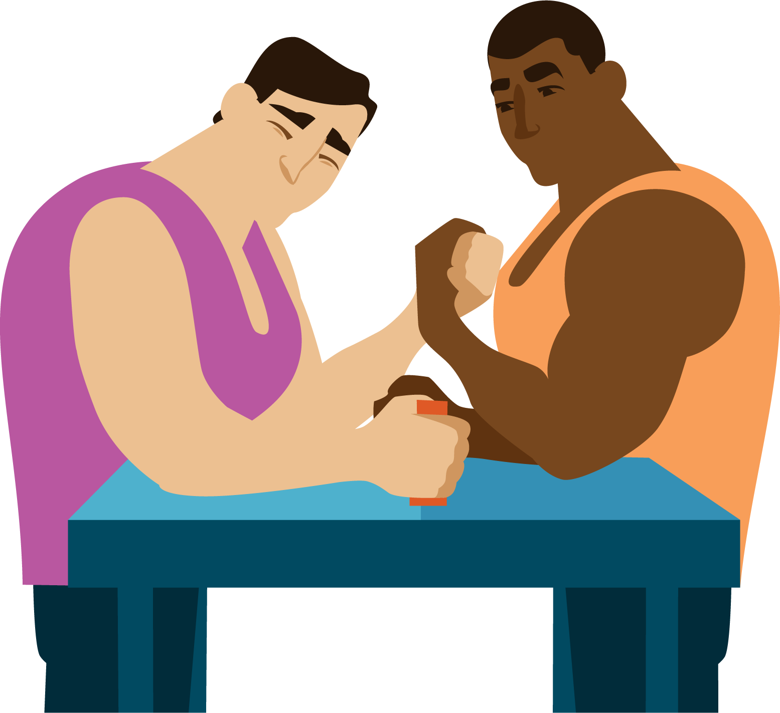 Weak SEO versus strong SEO graphic from AMA deck